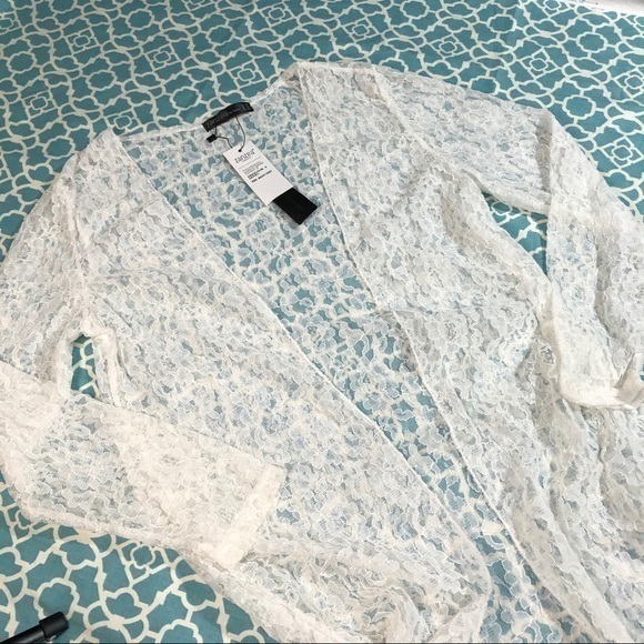 Zanzea Sweaters - ZANZEA White Lace Cardigan Duster 10